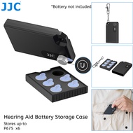JJC BSC-B6 Hearing Aid Battery Storage Case for P675 PR44 A675 Size 675 S675 e675, Compact Portable 