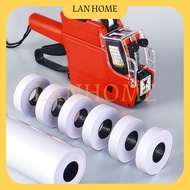 10 Rolls Price Tag Double Line Tag Price Sticker Label 500Pcs/Roll Refill Tag For MX-6600 Labeller