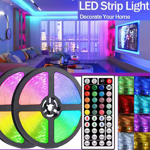 USB Led Strip Lights 5V Light Strips with 44Keys Remote 5050 5V USB RGB Color Changing Lights LED St