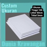 Pvc foam board / pvc foam board / uk 60x100cm 5mm thick