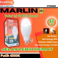 Jumbo Ecoking Marlin 80 Watt E27 LED Bulb/E40 Bonus E40 Fitting