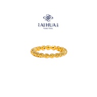 AIHUA Cincin Boba Disco (5G) Cincin Emas 916 Ori