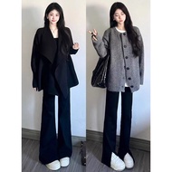 bootcut pants seluar bootcut woman slack bootcut woman Women's High Waist Slimming Flared Pants - Pe