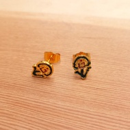 24K Emas murah Earring -Anting-Anting Ohm,Sunskrit,Dollar,Sempoa -EE221-EE222-EE223-EE224-EE225-EE22