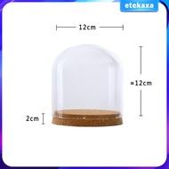 [Etekaxa] Cover Cloche Bell Jar with Wedding Parties Decorations Miniatures Craft