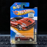 MERAH Hot Wheels Factory Sealed FS 2012 Super Treasure Hunt STH THS Ferrari 599xx - Red
