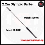 2.2m 20kg Olympic Barbell Bar 700lbs ( Home Gym Fitness Hex Dumbbell Barbell Hexagon Dumbell Bench W