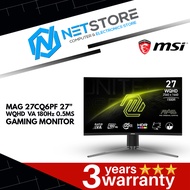 MSI MAG 27CQ6PF 27" WQHD  VA 180Hz 0.5MS Curved Gaming Monitor - 9S6-3CD94M-021