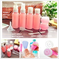 TRAVEL BOTTLES 9PCS KIT