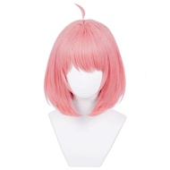 Anime ANYA forger Tóc giả hóa trang cô gái đáng yêu màu hồng Ngắn Tóc Tóc Giả Lolita cap chịu nhiệt