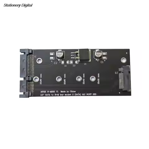 New M.2 NVME SSD Convert Adapter Card NVME/AHCI SSD Upgraded Kit For SATA Revision I/II/III (1.5/3.0