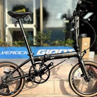 2024 黑金色特別版 頭柱內摺版馬甲線款 DAHON K3 PLUS 9速 16吋 349 碟剎 鋁合金 折...