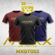 Maxx plain tee badminton jersey baju sukan badminton Maxx dryfit Mxgt 052 mxgt071
