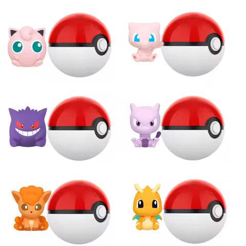 Pokemon Anime Blind BOX Poke Ball Action Figures Gengar Dragonite Mini Mew Dolls FUNISM Original Gen