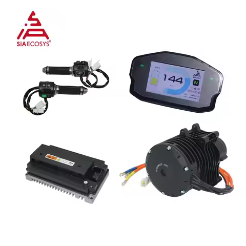 QSMOTOR QS138 3000W V3 70H 5500W Max Continuous 72V 100KPH Mid Drive Motor Conversion Kit With EM150
