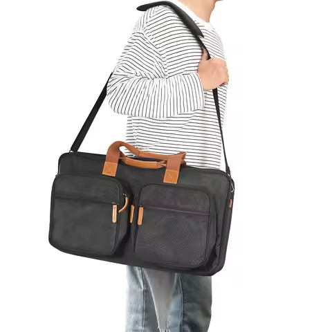 Portable DJ Controller Padded Storage Bags Dustproof Turntables Protective Case Large Capacity for P