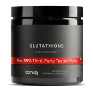Toniiq Ultra High Strength Glutathione Capsules - 1000mg Concentrated Formula - 98%+ Highly Purified