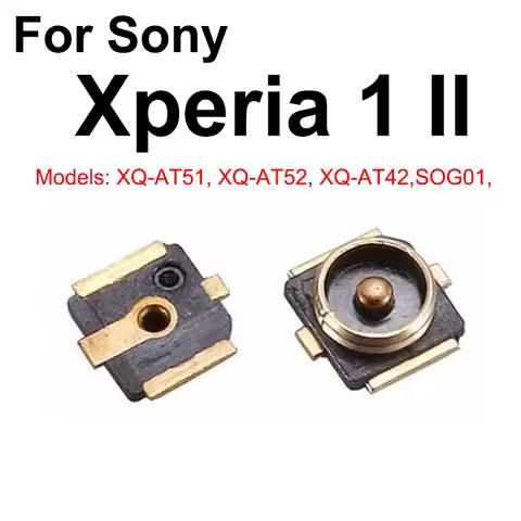 2PCS For Sony Xperia 1 II 2020 Wifi Signal Antenna Flex Cable Connector Socket On Motherboard Repalc