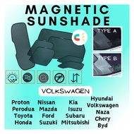 MAGNETIC SUNSHADE MODEL VOLKSWAGEN Golf MK7 Passat B7 Passat B8 Polo Hatchback Jetta