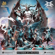 Beyond Heaven and Hell : Collection : Miniature Resin Game Board Model Made To Order DnD Demon Angel