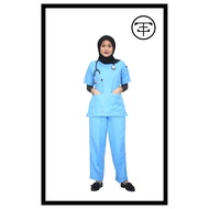 SKY BLUE BAJU MEDICAL SCRUB-OTEE MEDICAL SCRUBS