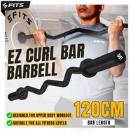 FITS EZ Curl Bar Barbell Gym Fitness Crossfit Weightlifting