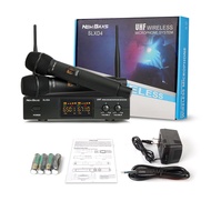 NewBaxs SLXD4 ไมโครโฟนโลหะมือถือไร้สาย หนึ่งเครนสองครอบครัว KTV คาราโอเกะพิเศษ FM UHF ส่วนหนึ่งของกา