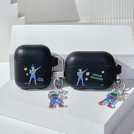蠟筆小新動感超人強悍防摔AirPods保護套(附吊飾)