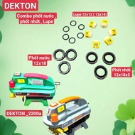 Bộ combo Lupe  phốt nước phốt nhớt máy rửa xe DEKTON 2200a 2350 3000F .