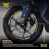 Cutting Sticker Rim Yamaha Lexi 155 Sticker Variation Rim Motorcycle Accessories Rim 14 inch reflect
