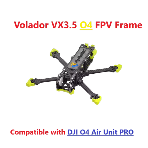 FlyFishRC Volador VX3/VX3.5 O4 FPV Frame 3inch 3.5inch Compatible with DJI O4 Air Unit Pro For FPV R
