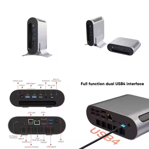 Gold seller FA880 PRO Ryzen 7 8840HS Mini PC 32GB DDR5 RAM 1TB PCIe 4.0 SSD Oculink Port Windows 11 