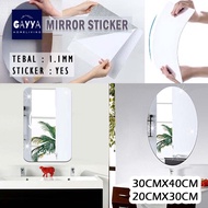 [FREE Warp+dus] Mirror Wall Sticker Mirror Model With Removable Acrylic Material