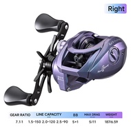 Haut Ton | HAUTTON Neon DC Ultra Light 187G Baitcasting Reel 7.1:1 4+1 Bearings 5Kg Drag Self Charge