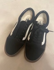 Vans 黑色鞋焦糖底 鞋長25公分