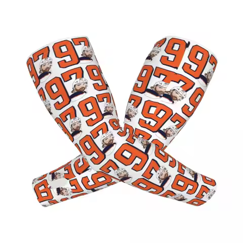 Connor McDavid 97 For Edmonton Oilers Fans Outdoor Arm Sleeves Sun UV Protection Cover Summer Ice Si