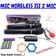 Dorras Mic Wireless Double DS-888 Double Wireless Mic Caiwa/ Mic Wireless Double sony