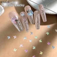 NA 10pcs Aurora Nail Art Charms Accessories 3D Nail Rhinestones DIY Nail Art Decorations YEON