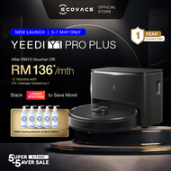 [NEW] ECOVACS YEEDI Y1 PRO/ PRO PLUS Robot Mop Vacuum | 6,500Pa Suction | 150 Days Free Empty | Edge Cleaning | OZMO Mopping | LiDAR Navigation | TrueMapping [1 Year Warranty]