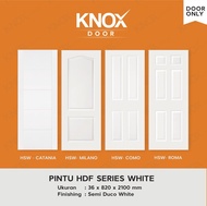 Pintu Kayu HDF Series White - KNOX Door Only