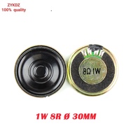5pcs/lot New Ultra-thin Mini speaker 8 ohms 1 watt 1W 8R speaker Diameter 30MM 3CM thickness 5MM