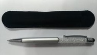 全新 第一保 旋轉式原子筆 鑽石筆身造型 筆身：銀色 黑筆 附絨布套 台中市北區可面交