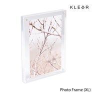 KLEAR Photo Frame (XL) Size 6x9 Inches Table Clear Acrylic Magnetic
