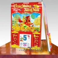 Lịch Ngựa Vàng Lịch Mã Đáo Thành Công Lịch Tết tráng gương Lịch Bát Mã