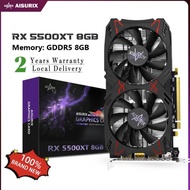 AISURIX AMD Radeon RX 5500XT 8GB VGA CARD GDDR6 128BIT New Video Card
