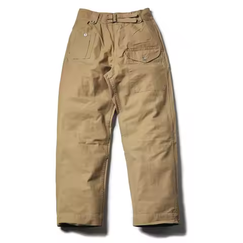 NON STOCK 1943 British Army KD Khaki Vintage Trousers_Men's Gurkha Trousers