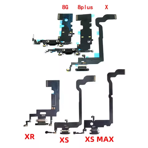 USB Port Charger Dock Connector Mic Charging Flex Cable For iPhone 7 8 Plus Xs Max X XR Dock Chargin