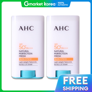 AHC | สติ๊กกันแดด Natural Perfection Fresh SPF50+ / PA++++ กันน้ำ 17g x 2 แท่ง