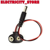 [10 Pieces]- 9V battery base to DC round jack