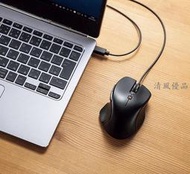 【現貨】SANWA有線滑鼠type-c蘋果ipad手機筆記本安卓surface平板雙模
